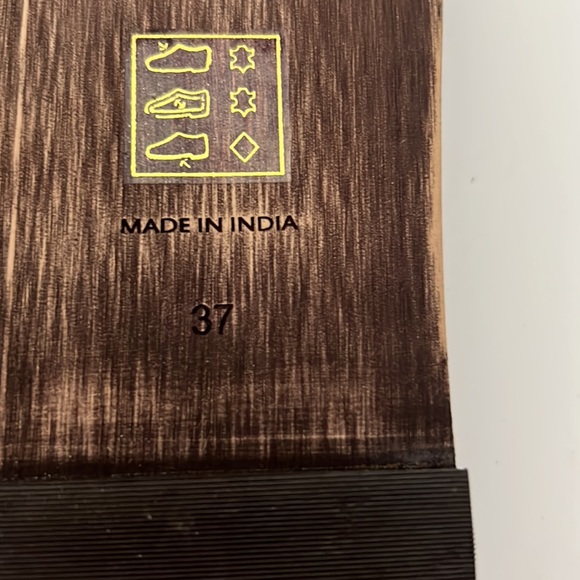 Free People Blush Pink Solaris Leather Slide Sandals size 7/37 - Picture 3 of 3